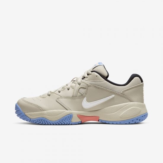 NikeCourt Lite 2 | Light Orewood Brown / Royal Pulse / Sunblush / White - Click Image to Close