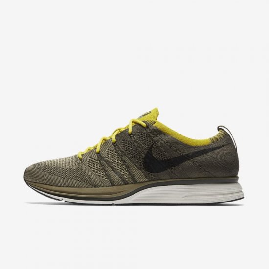 Nike Flyknit Trainer | Cargo Khaki / Sail / Bright Citron / Black - Click Image to Close