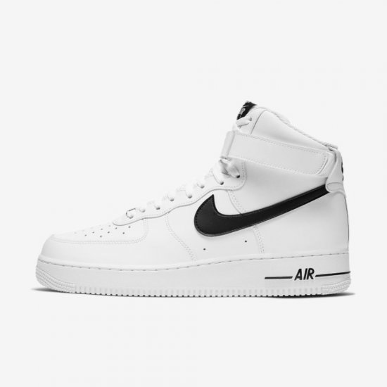 Nike Air Force 1 High '07 | White / Black - Click Image to Close