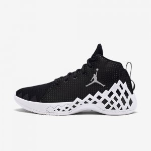 Jordan Jumpman Diamond Mid | Black / White / Metallic Silver