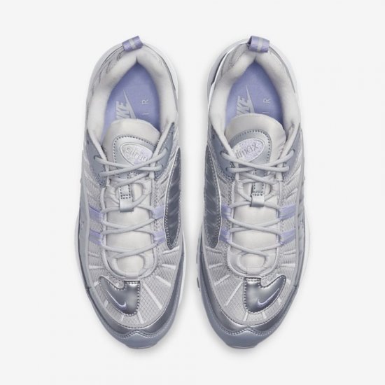 Nike Air Max 98 SE | Vast Grey / Metallic Platinum / Wolf Grey / Purple Agate - Click Image to Close