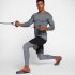 Nike Pro HyperWarm | Cool Grey / Hyper Crimson / Hyper Crimson