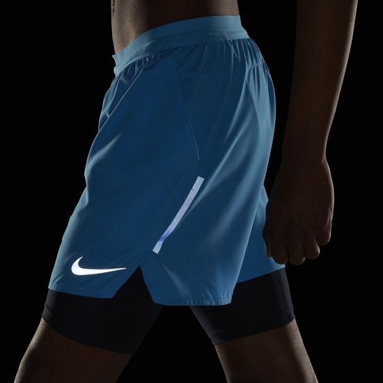 Nike Flex Stride 2-in-1 | Equator Blue / Obsidian - Click Image to Close