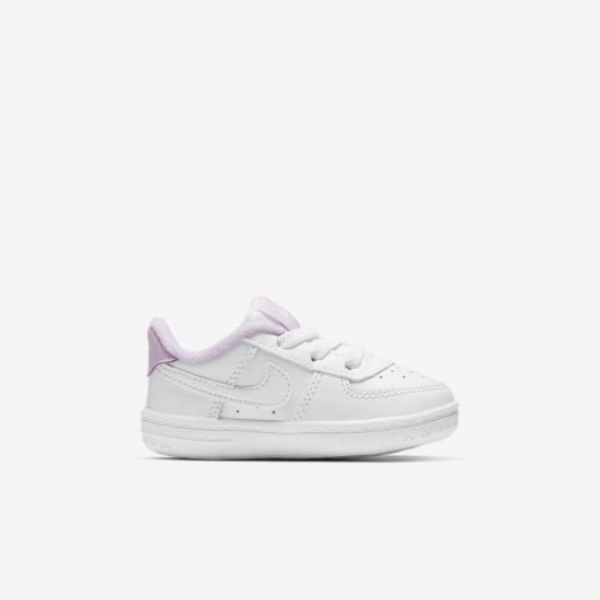 Nike Force 1 Cot | White / Iced Lilac / White - Click Image to Close
