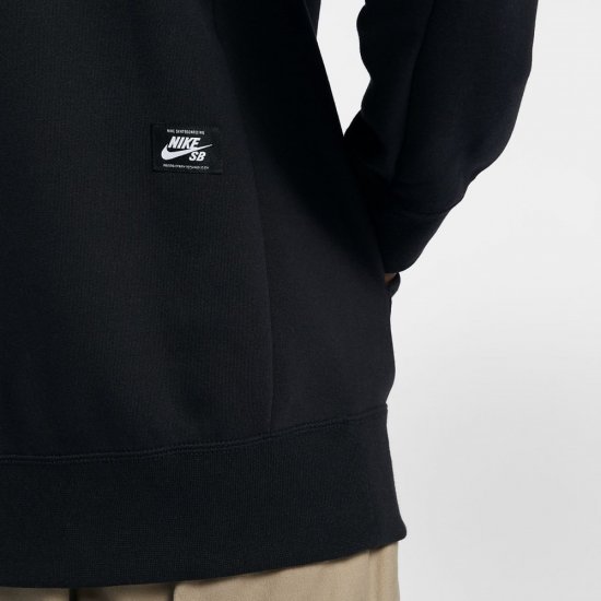 Nike SB Icon Full-Zip | Black / White / White - Click Image to Close