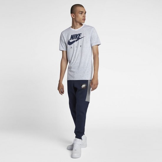Nike Air | White / Navy - Click Image to Close