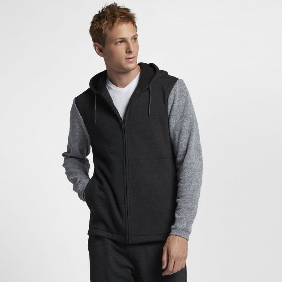 Hurley Bayside Zip | Black / Anthracite - Click Image to Close