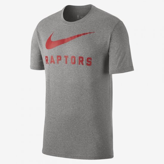 Toronto Raptors Nike Dry | Dark Grey Heather - Click Image to Close