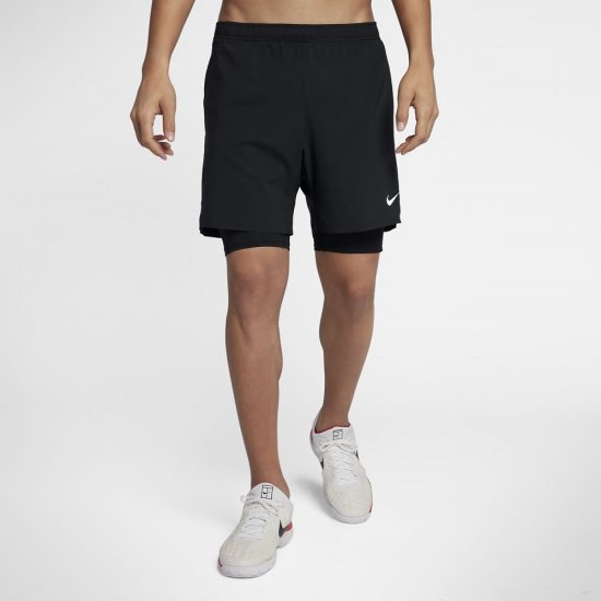 NikeCourt Flex Ace | Black / Black / Black / White - Click Image to Close
