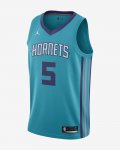 Nicolas Batum Icon Edition Swingman Jersey (Charlotte Hornets) | Rapid Teal / New Orchid