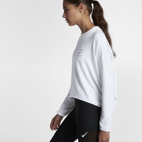 NikeCourt Dri-FIT | White / White / Black - Click Image to Close