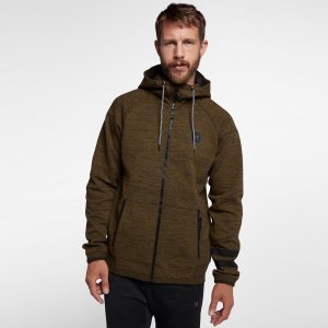 Hurley Phantom Motion Zip Up | Olive Flak