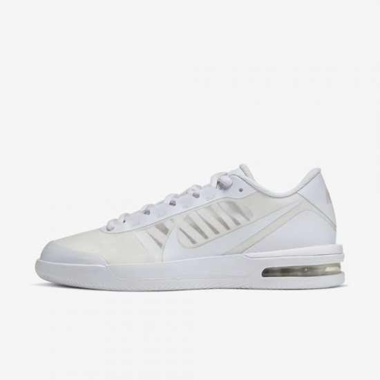 NikeCourt Air Max Vapor Wing MS | White / Pink Foam / Black - Click Image to Close