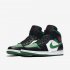 Air Jordan 1 Mid | Black / White / Gym Red / Pine Green