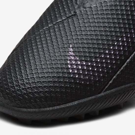 Nike Phantom Vision 2 Academy Dynamic Fit TF | Black / Black - Click Image to Close