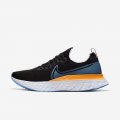 Nike React Infinity Run Flyknit | Black / Laser Orange / White / University Blue