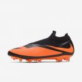 Nike Phantom Vision 2 Elite Dynamic Fit FG | Black / Bright Citrus / Metallic Silver / Bright Citrus