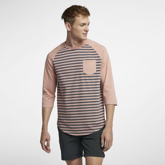 Hurley Gunwhale Raglan | Rust Pink - Click Image to Close