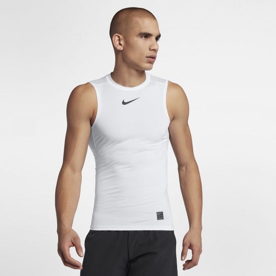 Nike Pro | White / Black / Black - Click Image to Close