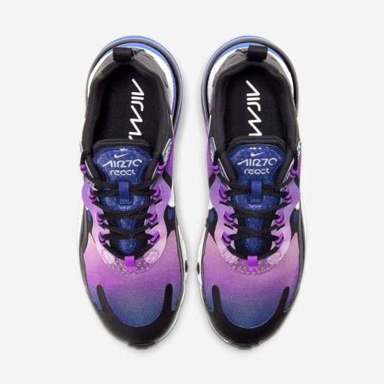 Nike Air Max 270 React SE | Hyper Blue / Magic Flamingo / Vivid Purple / White - Click Image to Close
