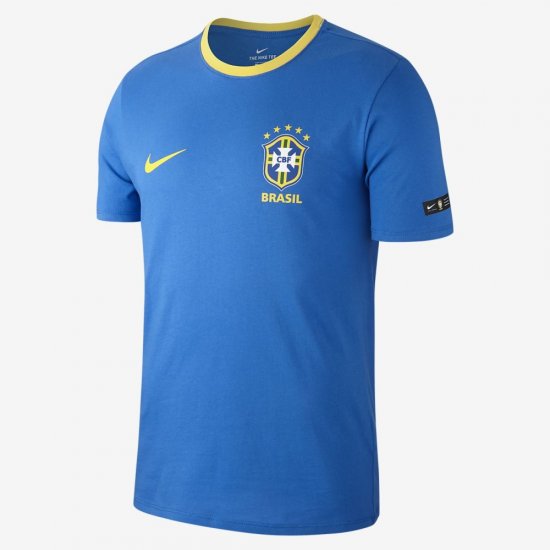 Brazil CBF Crest | Signal Blue / Midwest Gold - Click Image to Close