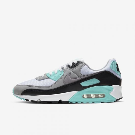 Nike Air Max 90 | White / Light Smoke Grey / Black / Particle Grey - Click Image to Close