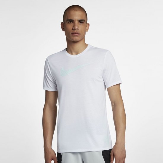 Nike Dri-FIT Swoosh | White / White - Click Image to Close