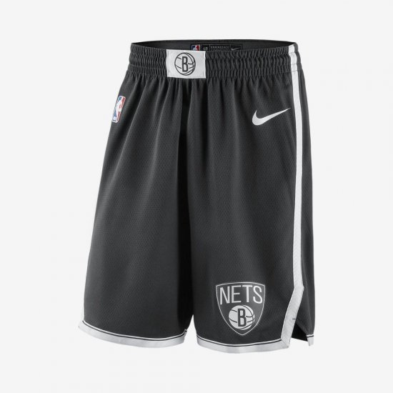 Brooklyn Nets Nike Icon Edition Swingman | Black / White - Click Image to Close