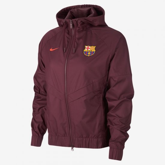 FC Barcelona Authentic Windrunner | Night Maroon / Night Maroon / Hyper Crimson - Click Image to Close