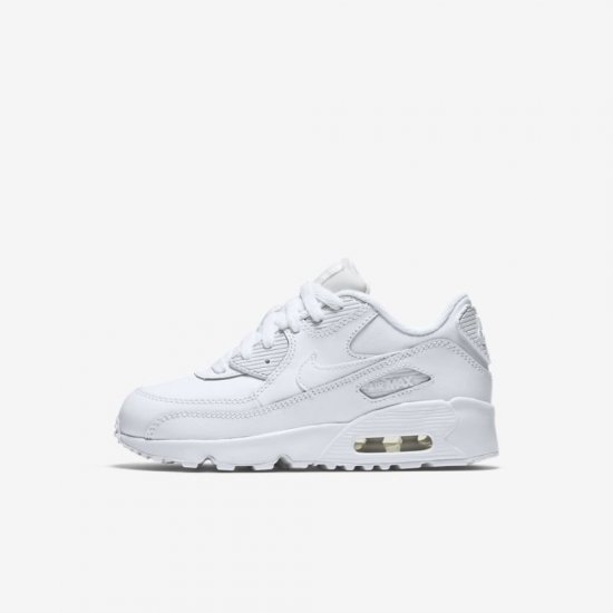 Nike Air Max 90 Leather | White / White - Click Image to Close