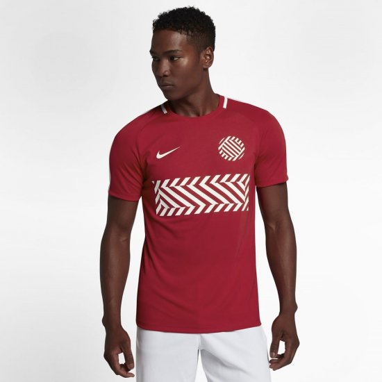 Nike Dry Academy | University Red / White / White - Click Image to Close