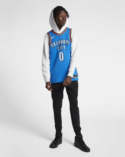 Russell Westbrook Icon Edition Authentic (Oklahoma City Thunder) | Signal Blue - Click Image to Close