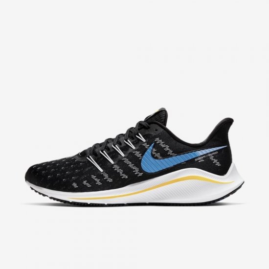 Nike Air Zoom Vomero 14 | Black / White / Psychic Blue / University Blue - Click Image to Close