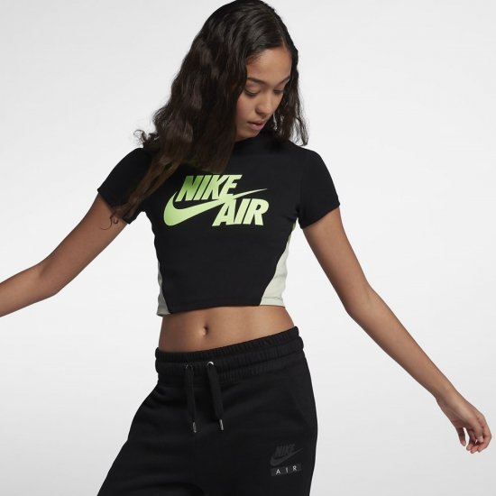 Nike Sportswear | Black / Neutral Olive / Light Bone / Barely Volt - Click Image to Close