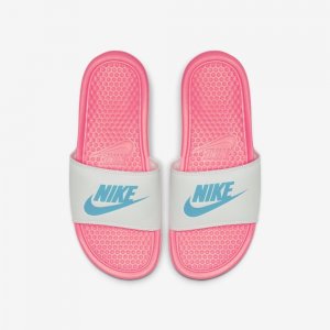 Nike Benassi | Sunset Pulse / White / Teal Nebula