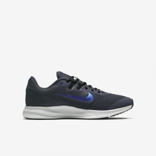 Nike Downshifter 9 | Gridiron / Black / Atmosphere Grey / Mountain Blue - Click Image to Close