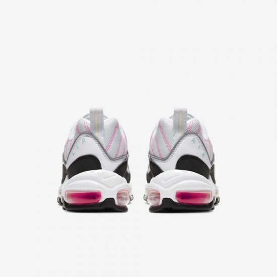 Nike Air Max 98 | Pure Platinum / Black / Pink Blast / Aurora - Click Image to Close