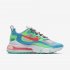 Nike Air Max 270 React ("Psychedelic Movement") | Electro Green / Blue Lagoon / Hyper Jade / Flash Crimson