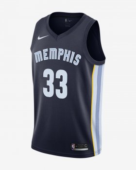 Marc Gasol Icon Edition Swingman Jersey (Memphis Grizzlies) | College Navy / Blue Tint / Light Blue