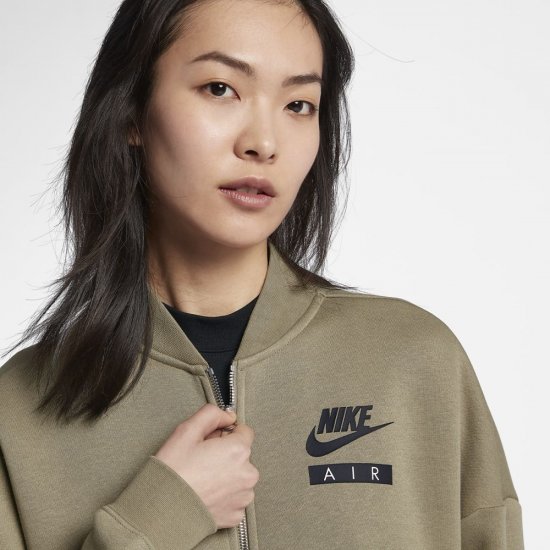 Nike Air Rally Fleece | Neutral Olive / Neutral Olive / Black - Click Image to Close