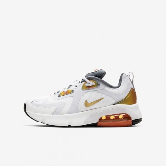 Nike Air Max 200 SE | Summit White / Magma Orange / Smoke Grey / Vast Grey - Click Image to Close