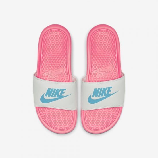 Nike Benassi | Black / Black / Vivid Pink - Click Image to Close