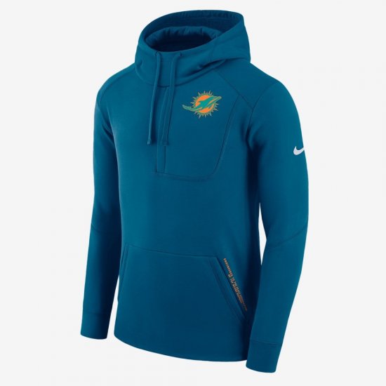 Nike Fly Fleece (NFL Dolphins) | Marina / White - Click Image to Close