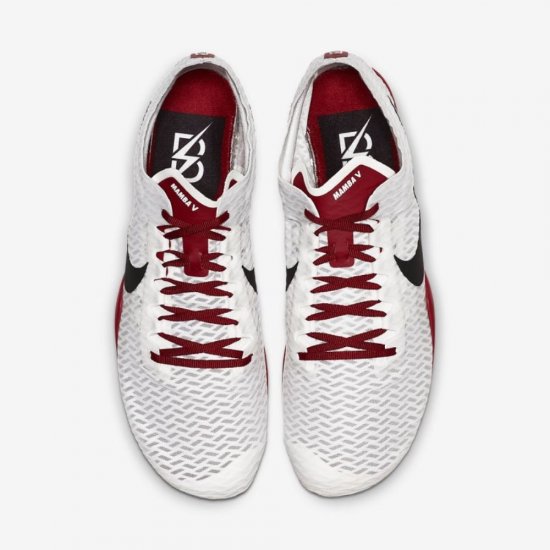 Nike Zoom Mamba 5 Bowerman Track Club | White / University Red / Black - Click Image to Close