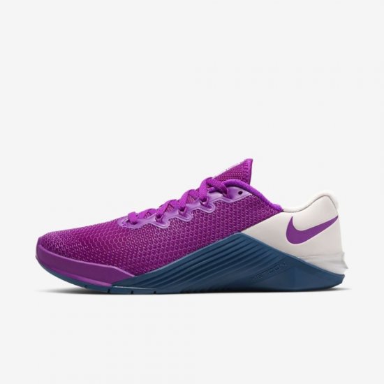 Nike Metcon 5 | Vivid Purple / Valerian Blue / Barely Rose / Vivid Purple - Click Image to Close