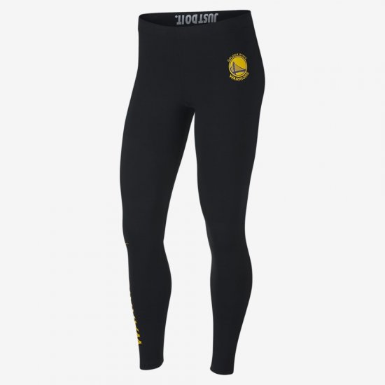 Golden State Warriors Nike Leg-A-See | Black / Amarillo - Click Image to Close