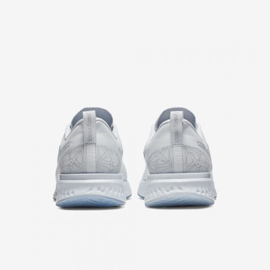 Nike Odyssey React Flyknit 2 | Pure Platinum / Black / Pure Platinum - Click Image to Close