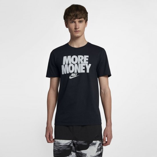 Nike Sportswear "More Money" | Black / Metallic Silver - Click Image to Close