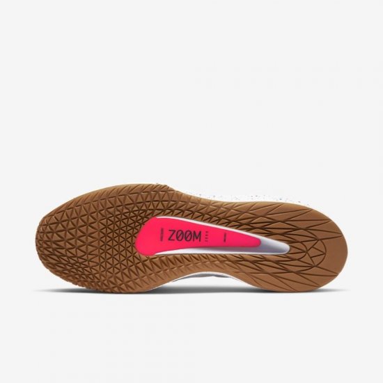 NikeCourt Air Zoom Zero | White / Gridiron / Wheat / Laser Crimson - Click Image to Close