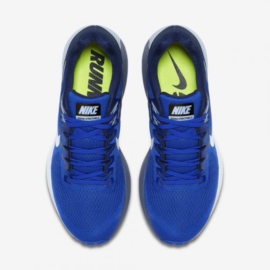 Nike Air Zoom Structure 21 | Mega Blue / Binary Blue / Light Armoury Blue / White - Click Image to Close